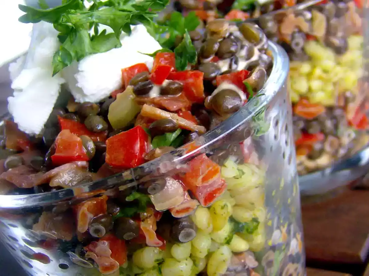 Ensalada mediterránea de lentejas - foto 2