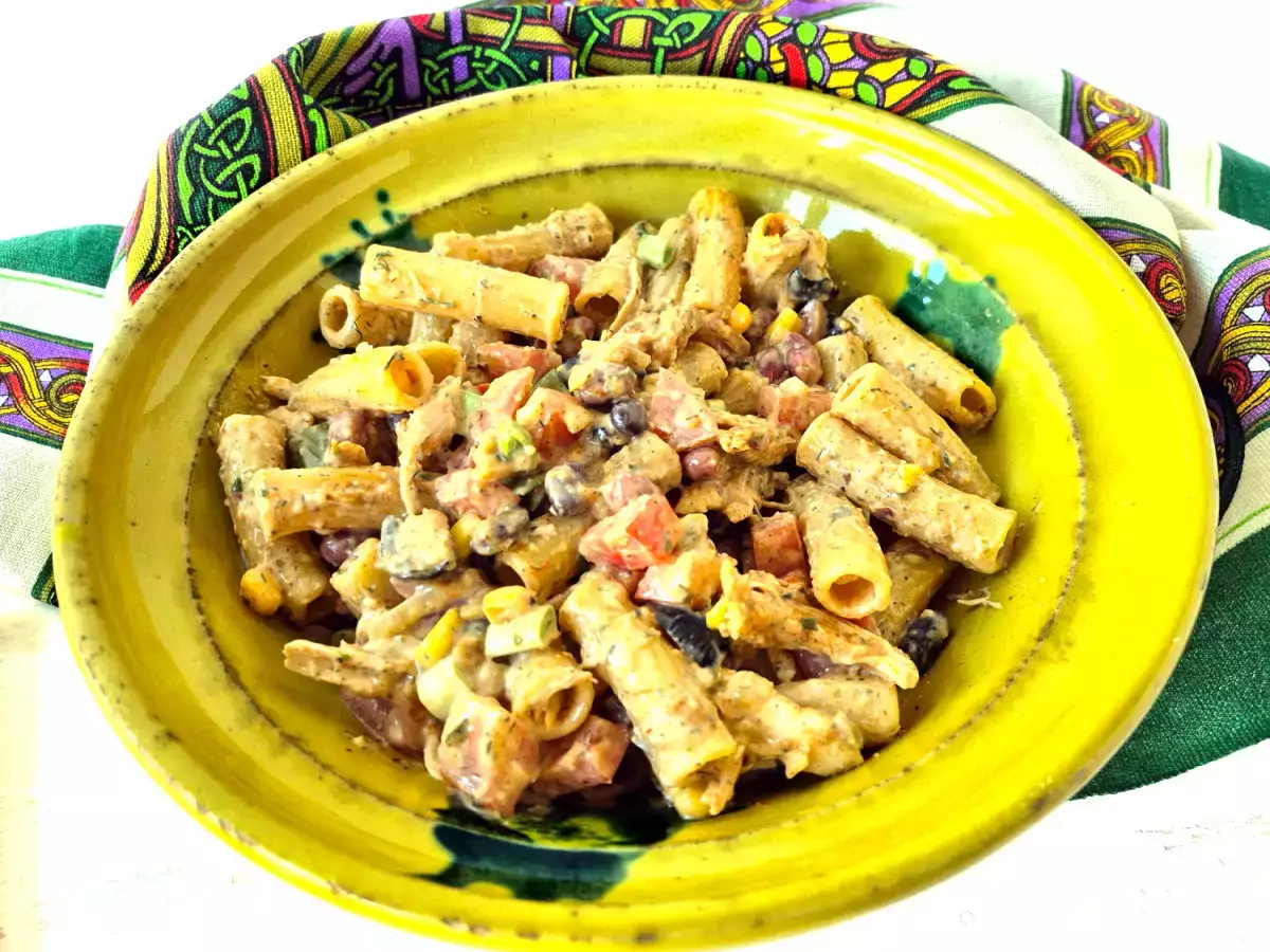 ENSALADA MEXICANA DE PASTA CON SALSA RANCHO FIESTA - foto 2