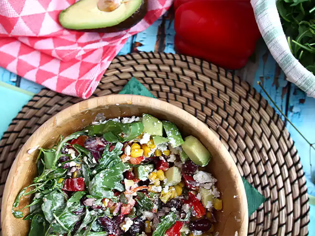 Ensalada mexicana en tarro - foto 2