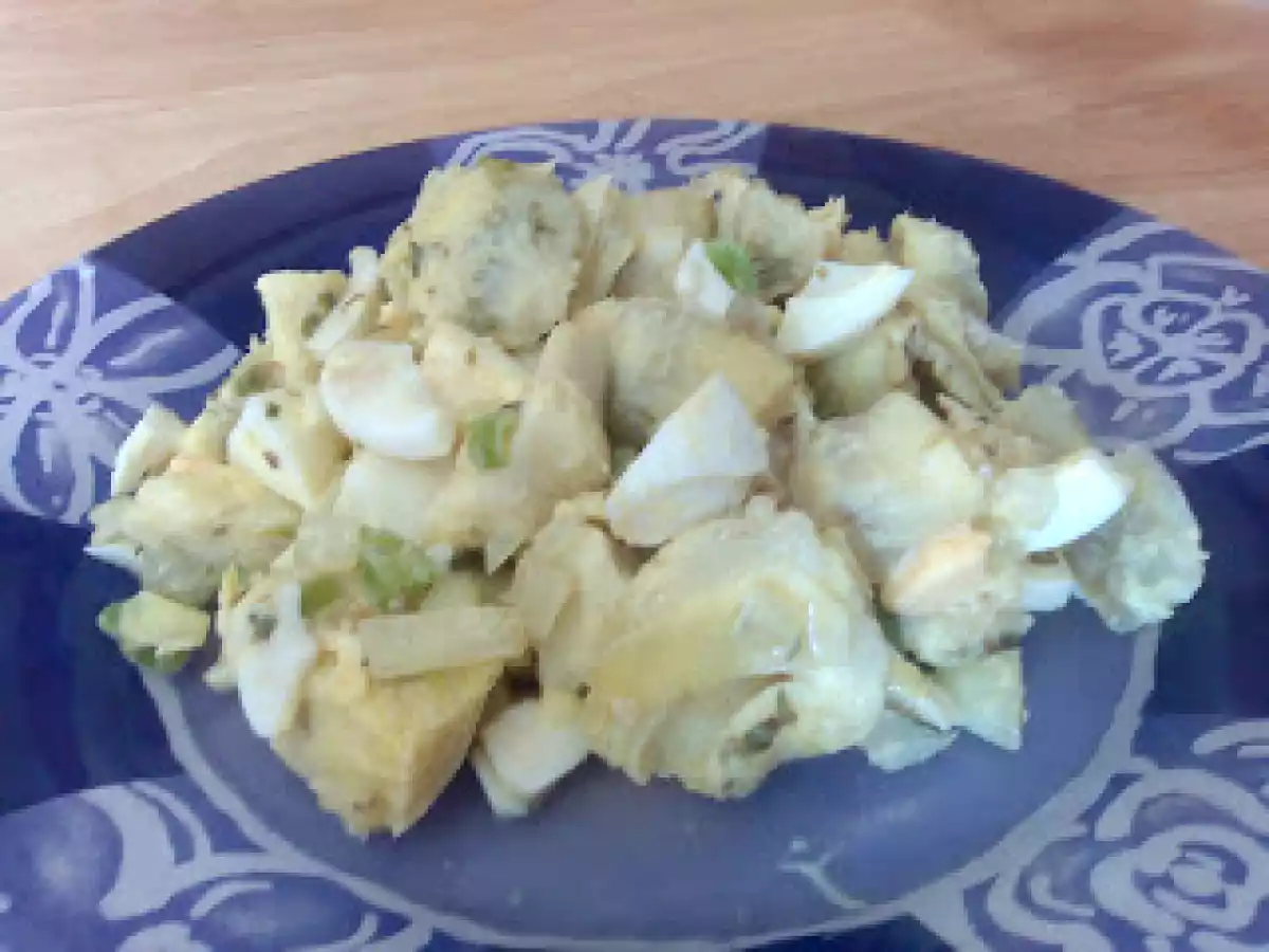 ENSALADA TEMPLADA DE ALCACHOFAS AL OREGANO