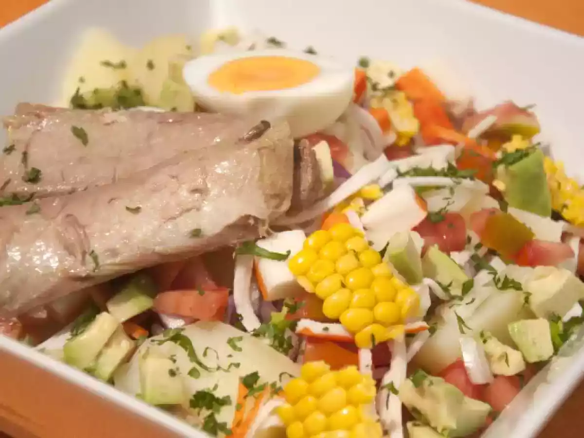 ENSALADA TEMPLADA DE PATATA