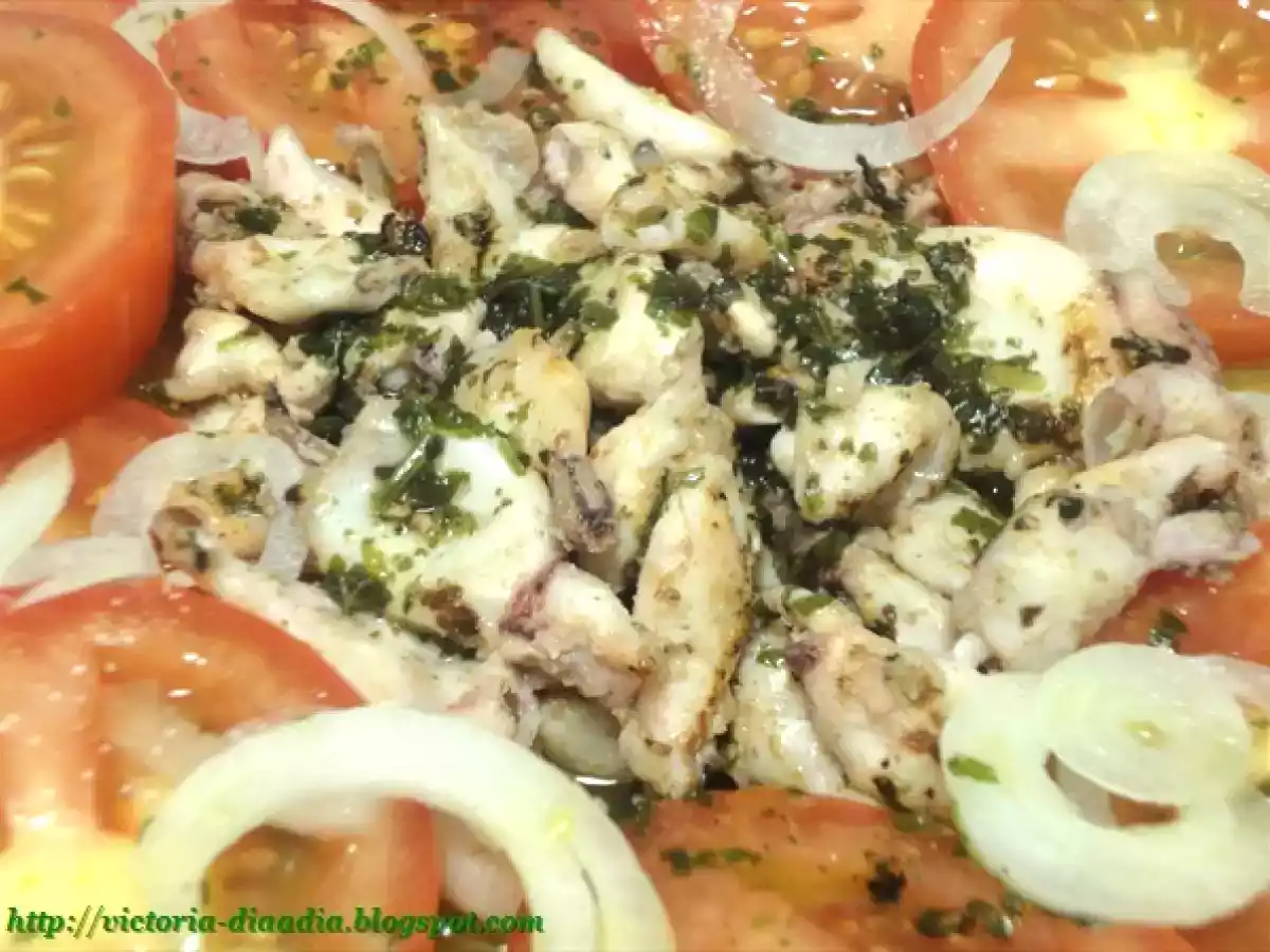 Ensalada Templada de Puntillitas