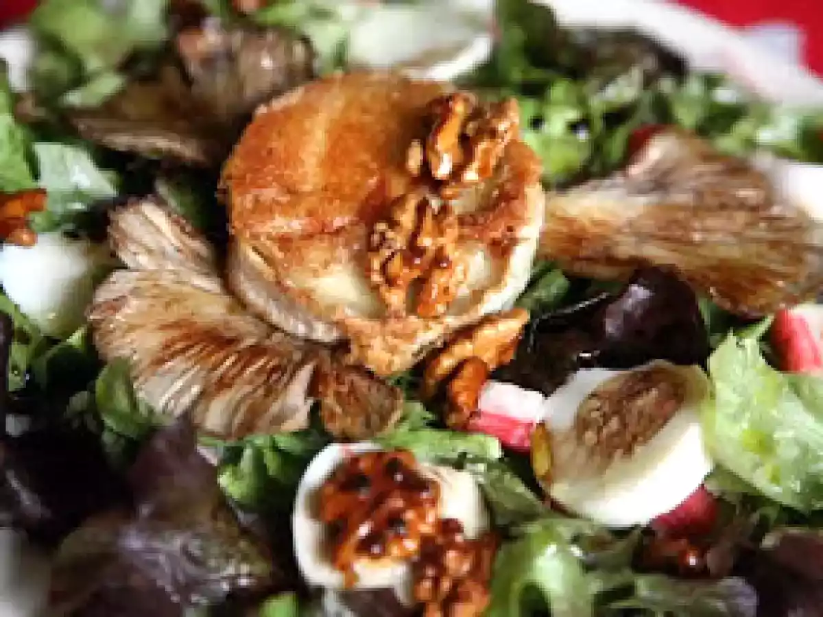 Ensalada templada de queso de cabra - foto 2