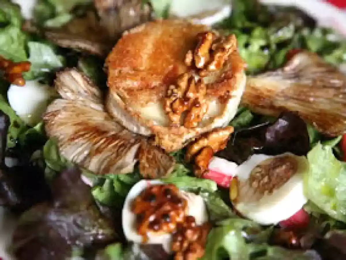 Ensalada templada de queso de cabra - foto 3