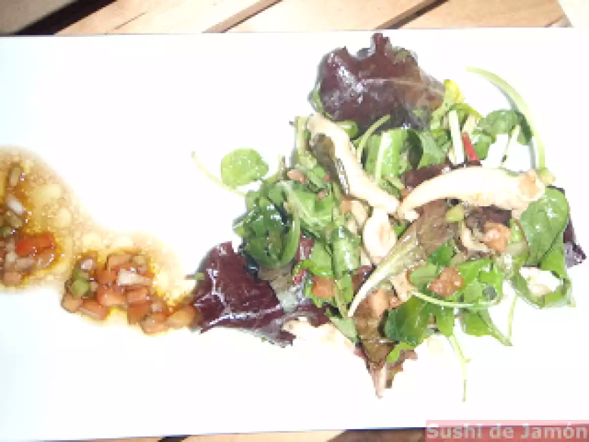 Ensalada Templada de Sepia