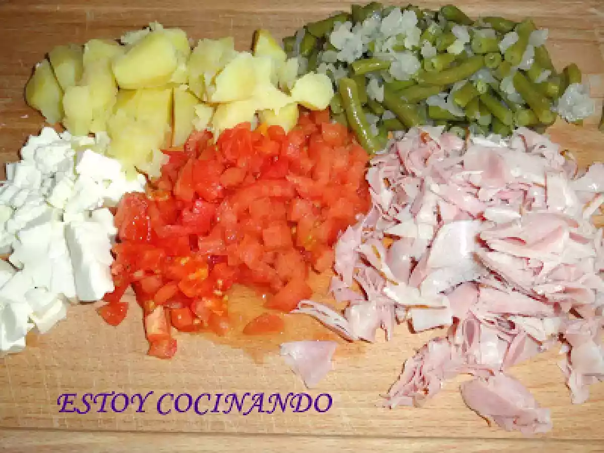 Ensalada tibia de alubias aliñás - foto 2