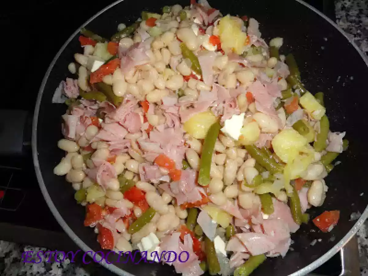 Ensalada tibia de alubias aliñás - foto 4