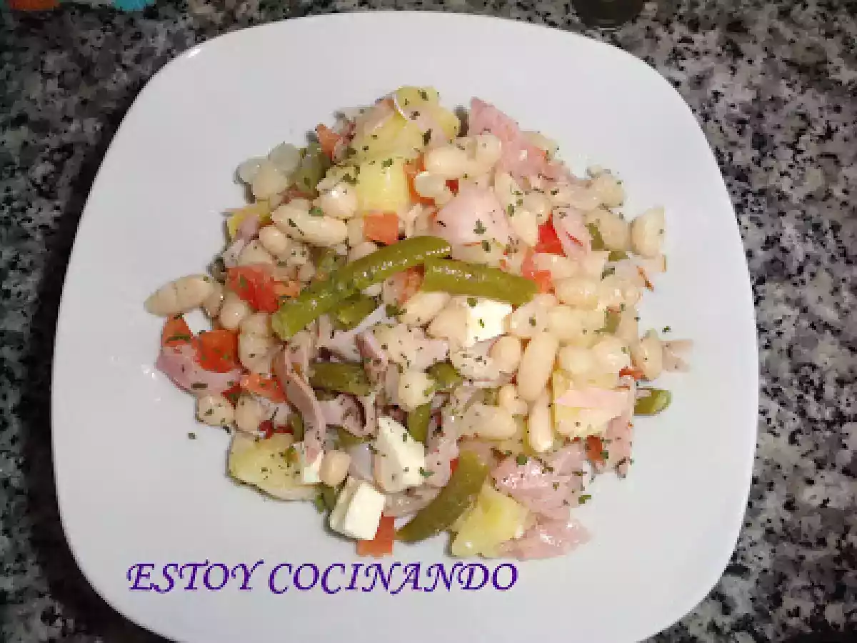 Ensalada tibia de alubias aliñás - foto 5