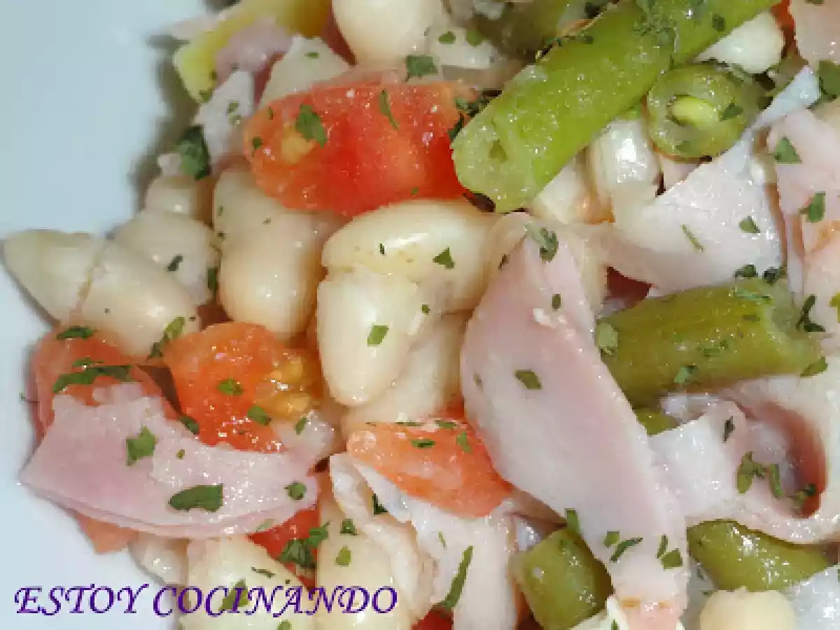 Ensalada tibia de alubias aliñás - foto 7