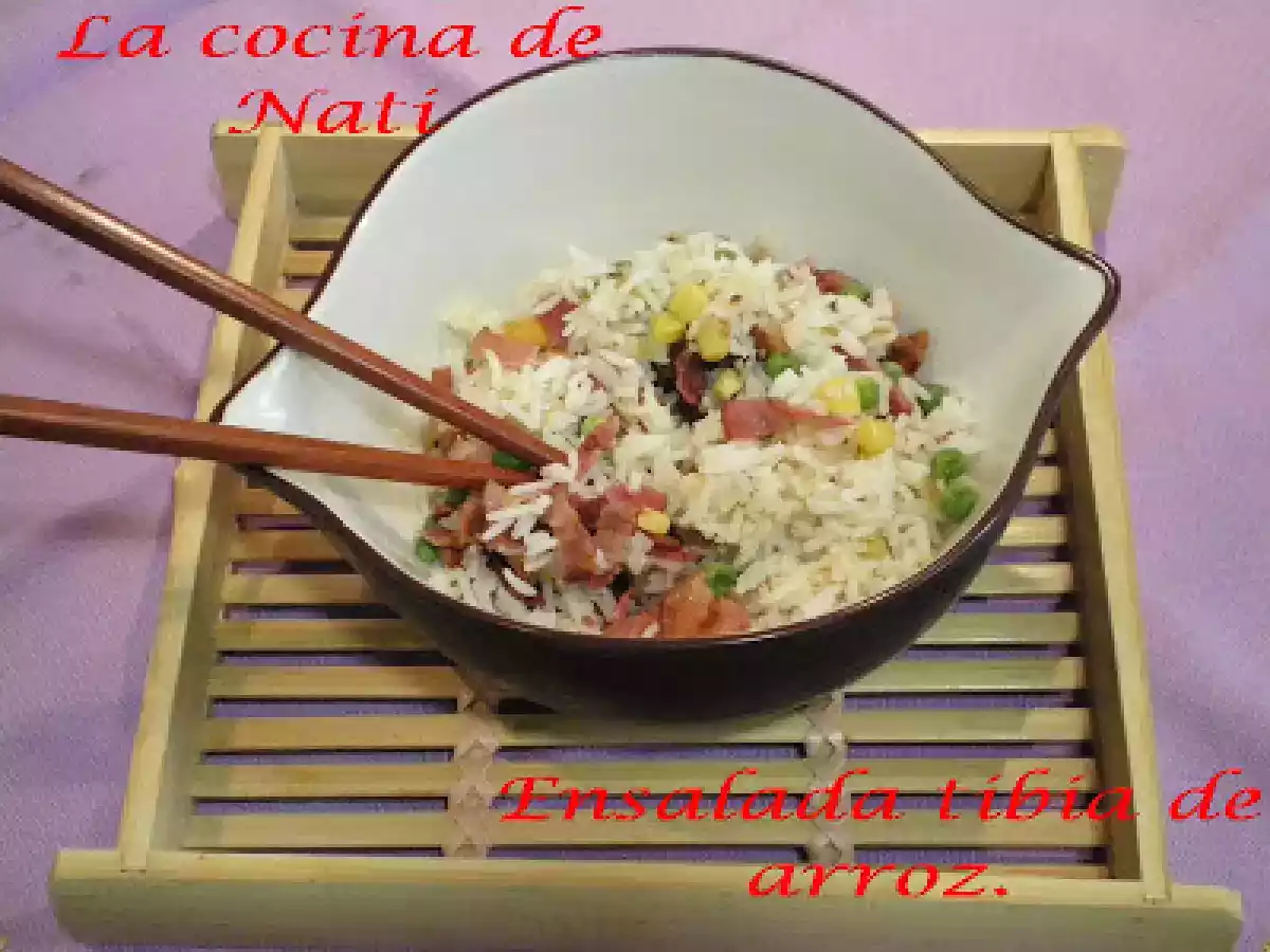 ENSALADA TIBIA DE ARROZ - foto 2