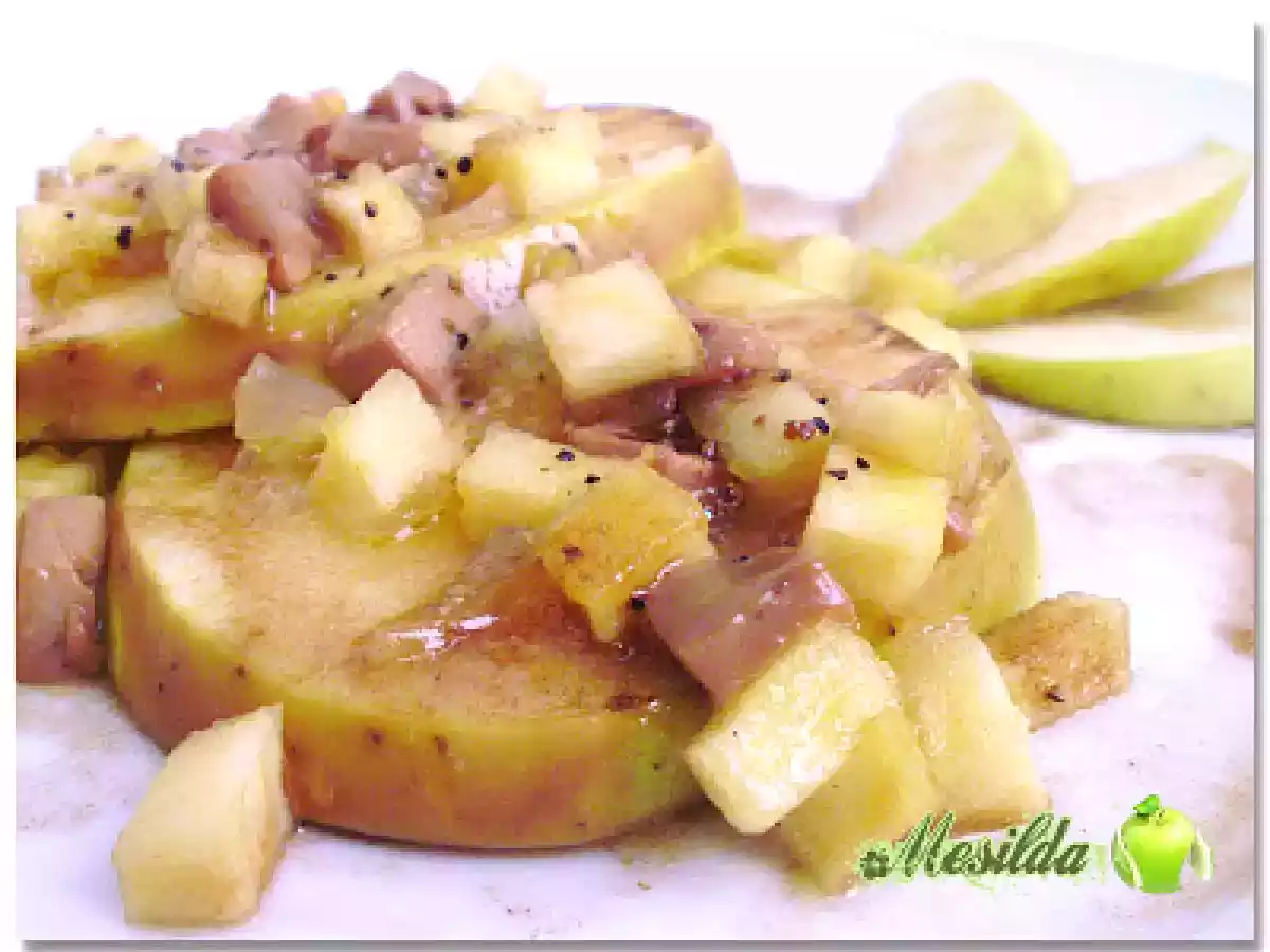 ENSALADA TIBIA DE MANZANA