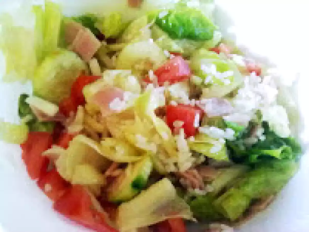 Ensalada verde con arroz - foto 2