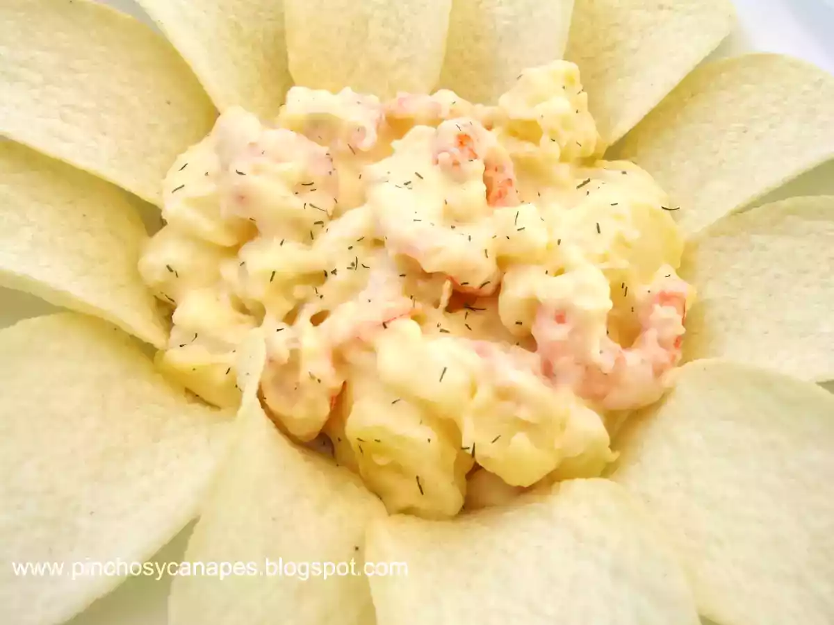 Ensaladilla de gambas con Pringles - foto 2
