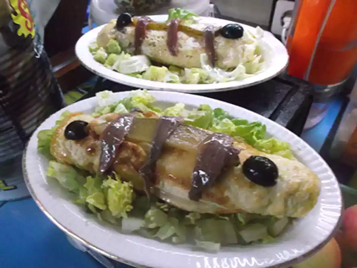 Ensaladilla de sobras de boquerones con atun