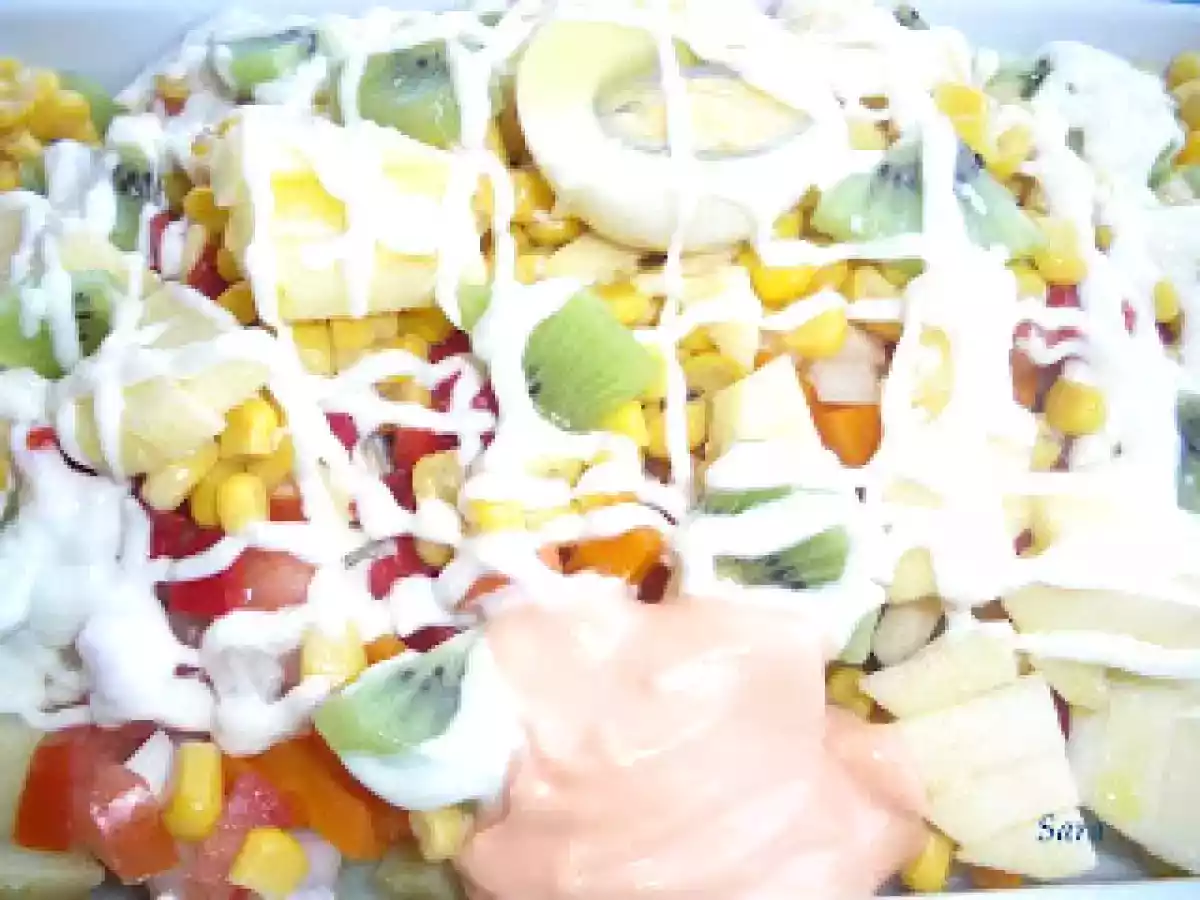 Ensaladilla rusa con frutas - foto 2