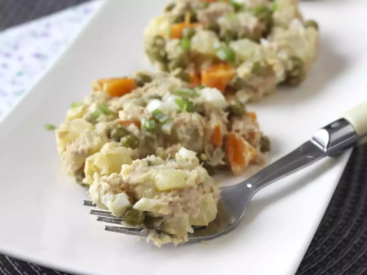 Ensaladilla rusa con mayonesa casera - foto 2