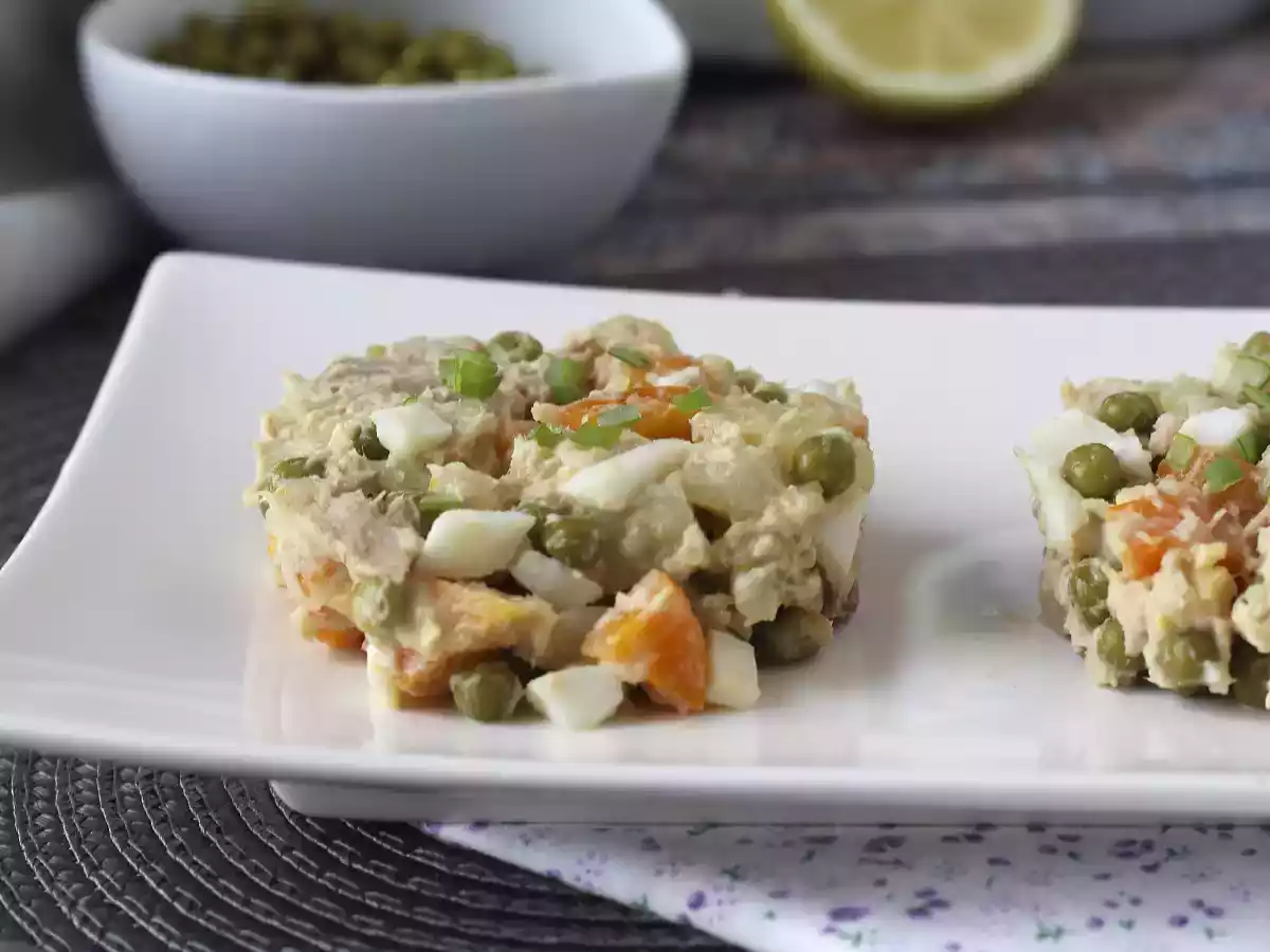 Ensaladilla rusa con mayonesa casera - foto 6