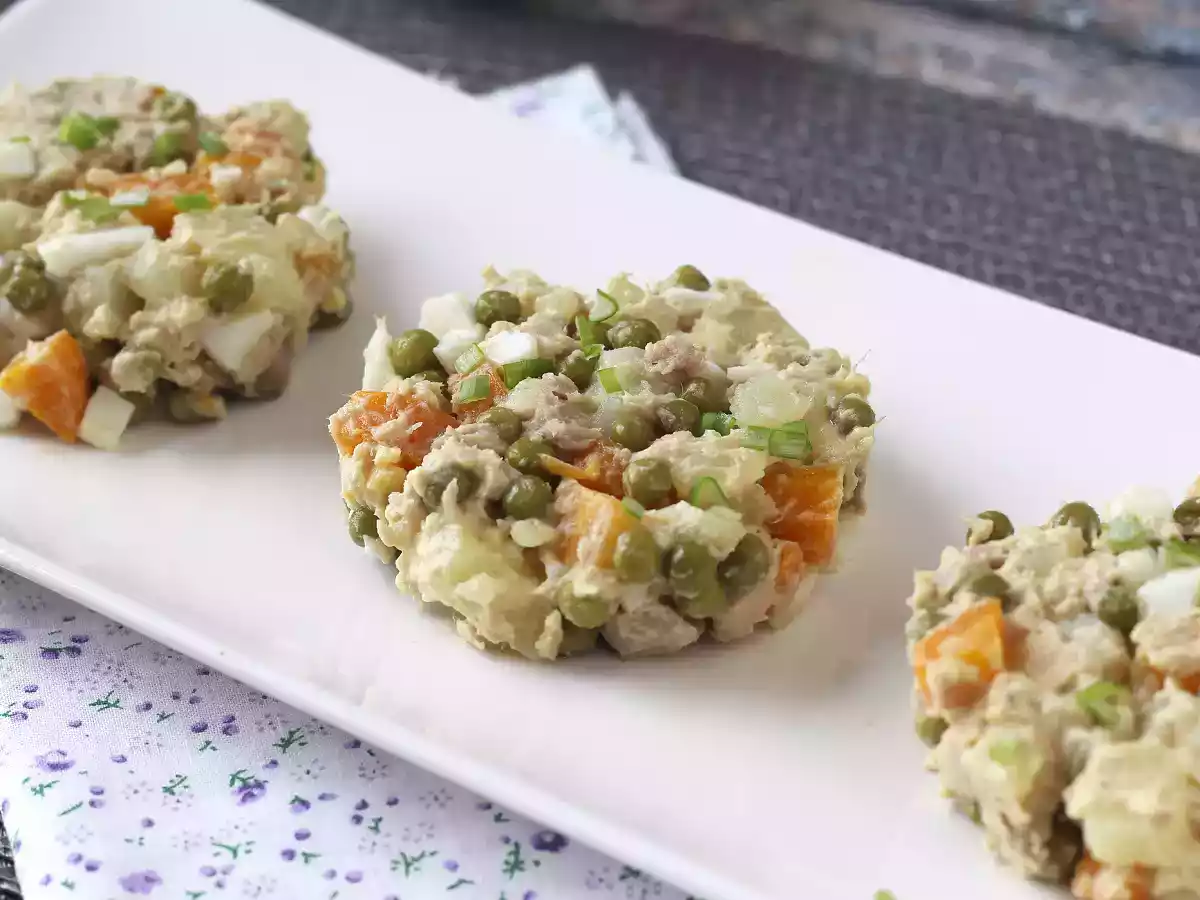 Ensaladilla rusa con mayonesa casera - foto 4