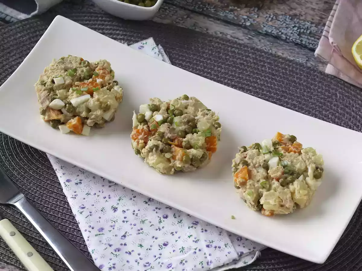 Ensaladilla rusa con mayonesa casera - foto 3