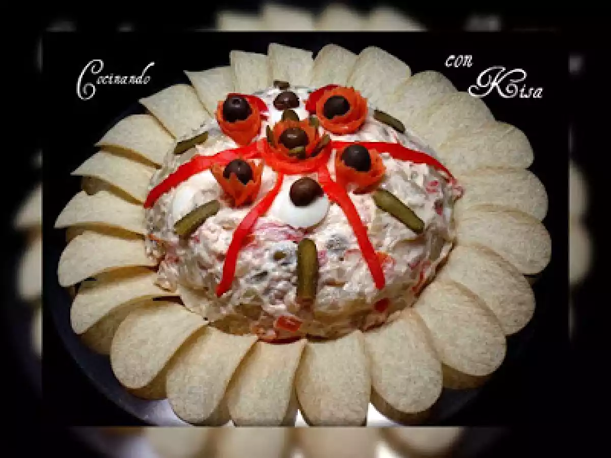 Ensaladilla rusa de mi casa en flor (fussioncook)