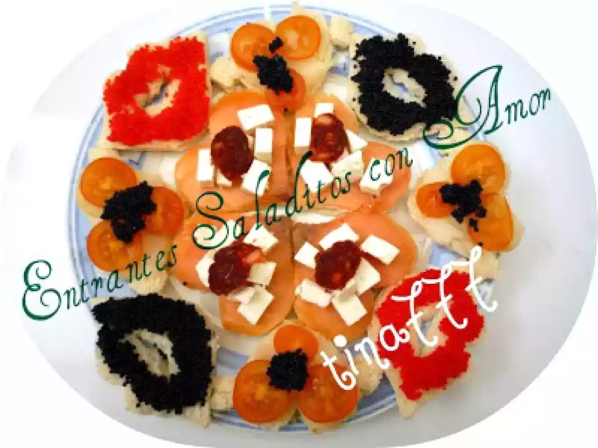 Entrantes saladitos con Amor