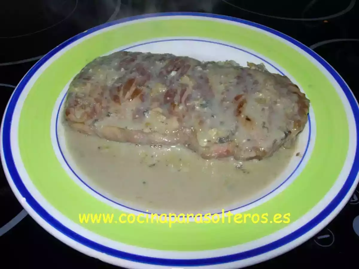 Entrecot de ternera a la gorgonzola