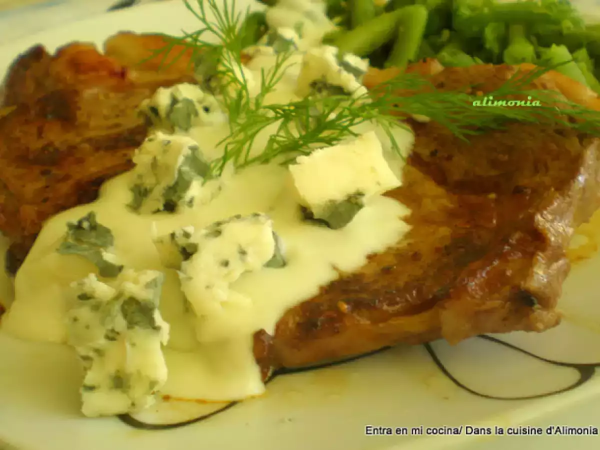 Entrecot de ternera al Roquefort / Entrecote de boeuf au Roquefort - foto 6