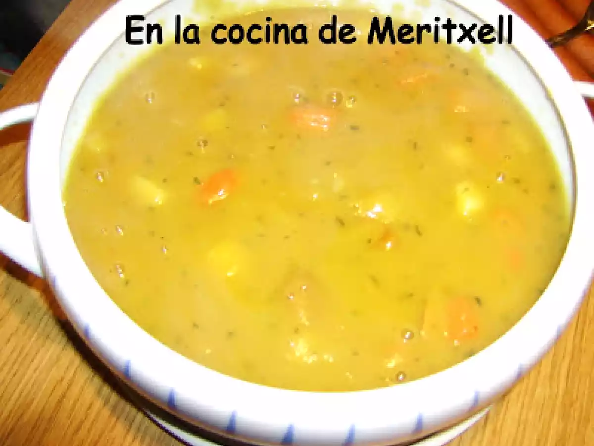 Erwtensoep ( Sopa de guisantes )