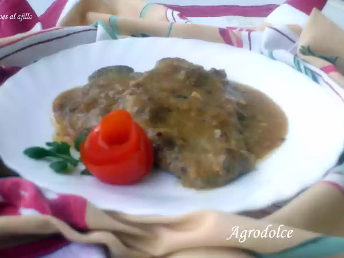 Escalopes al ajillo