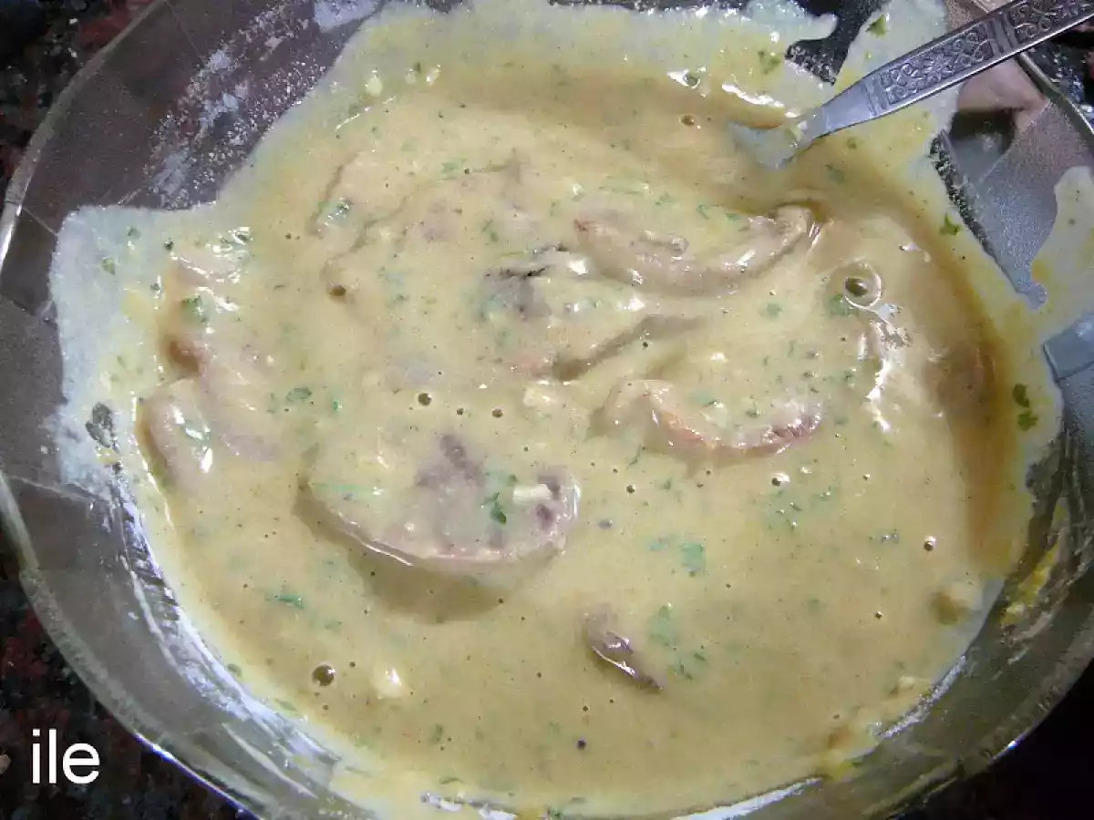 Escalopes de lengua con harina de garbanzos - foto 3