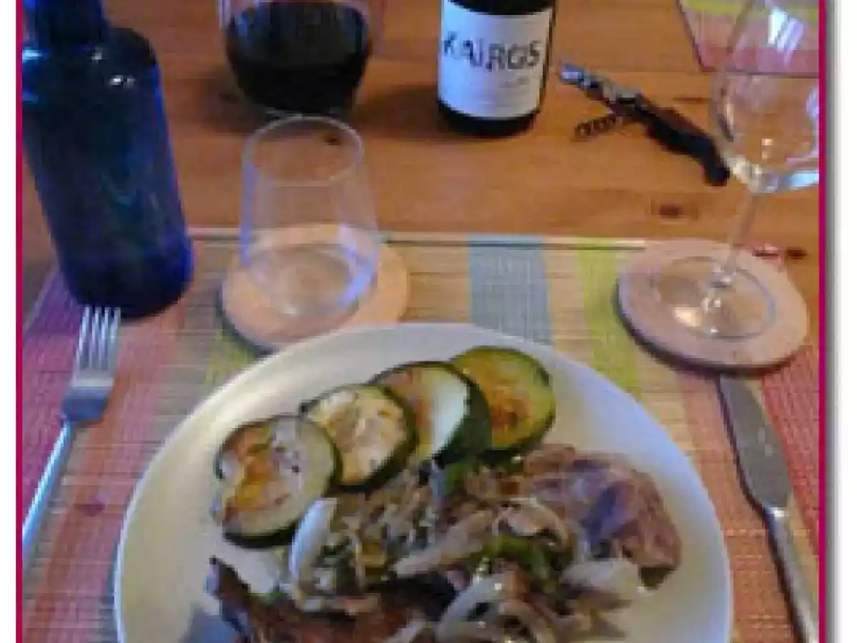 Escalopín de Añojo a la cerveza con Kairos Tinto 2011