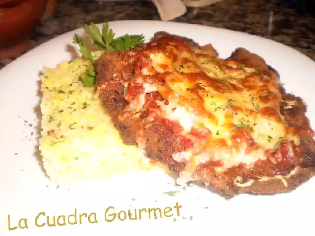 Escalopines a la parmesana