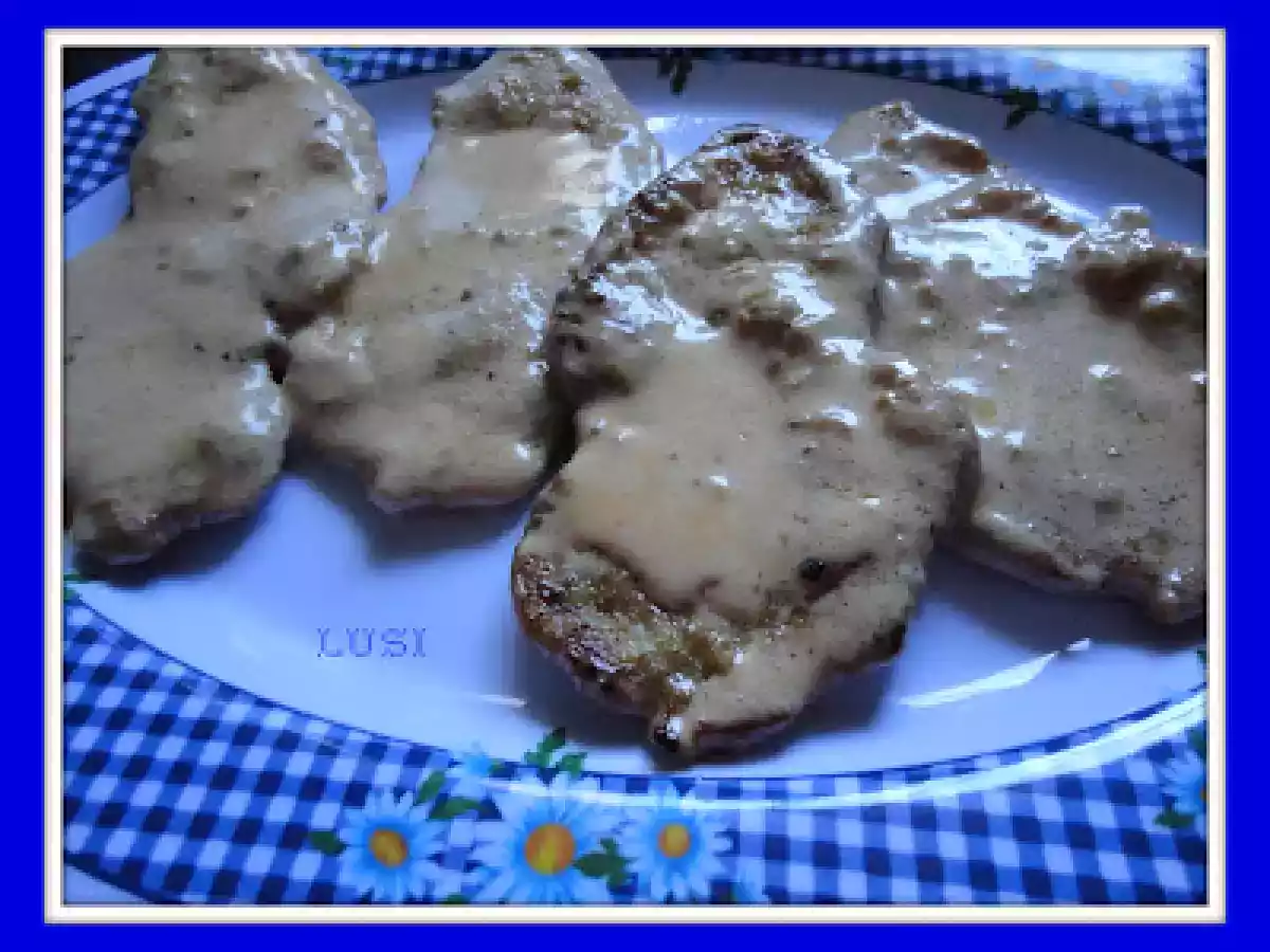 Escalopines de cerdo a la pimienta - foto 2