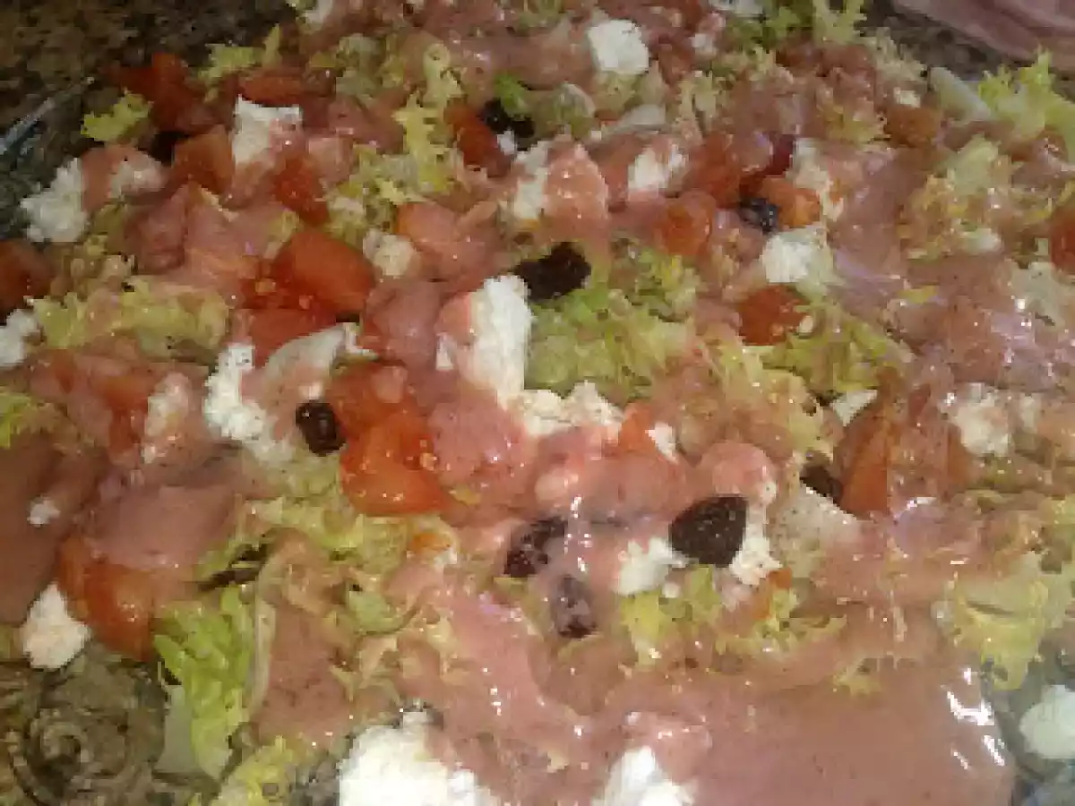 Escarola Con Vinagreta De fresas