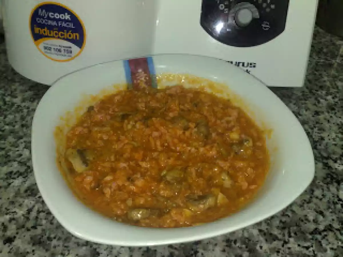 Espaguetis a la boloñesa con champiñones - foto 5