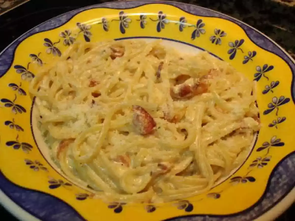 Espaguetis a la carbonara
