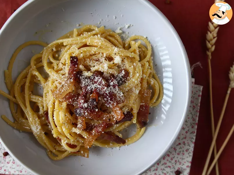 Espaguetis a la carbonara, la receta tradicional italiana - foto 5