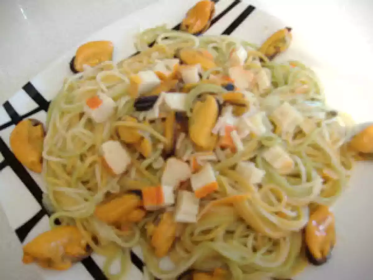 Espaguetis a la marinera