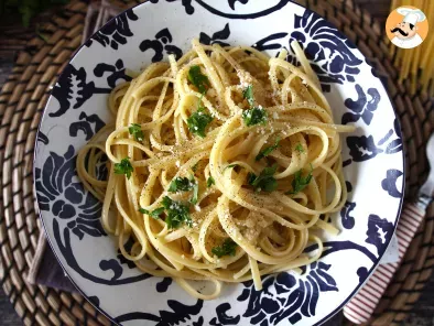 Espaguetis al limón, la verdadera receta italiana de la pasta al limone, foto 1