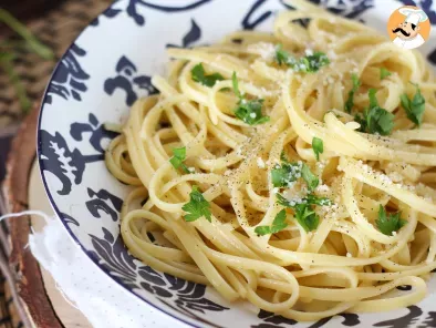 Espaguetis al limón, la verdadera receta italiana de la pasta al limone, foto 2