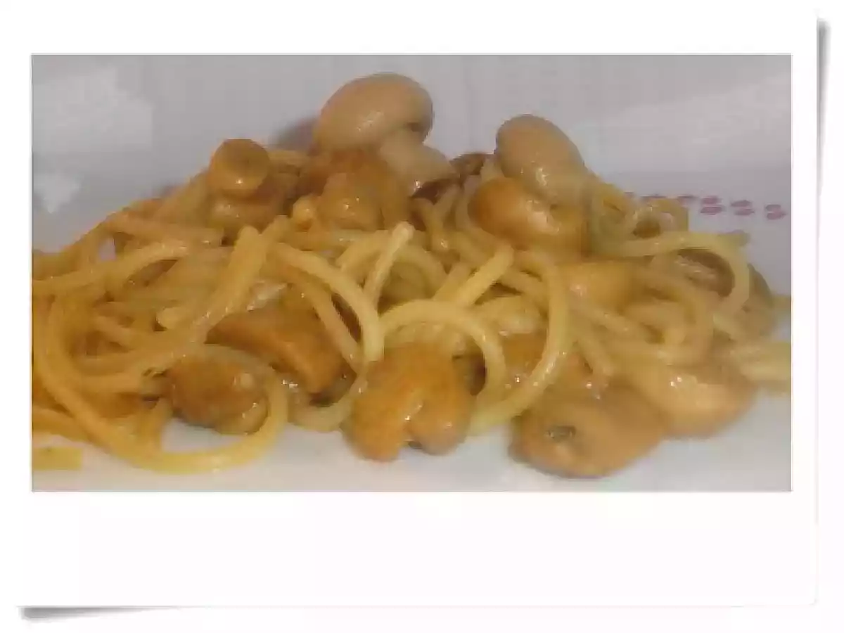 Espaguetis con champiñones y martini - foto 2