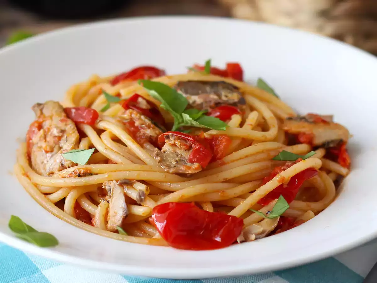 Espaguetis con sardinas: una receta fácil, rápida y económica - foto 6