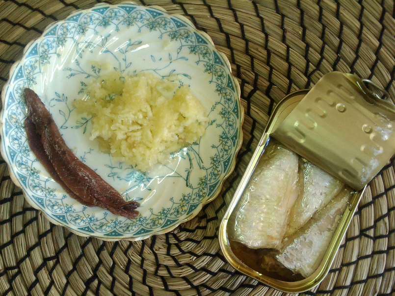 Espaguetis con sardinas y migas de pan - foto 7