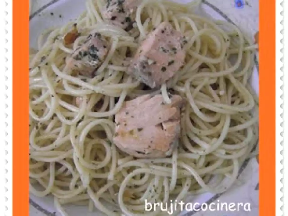 Espaguetis mar y tierra