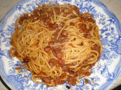 Espaguetis venecianos