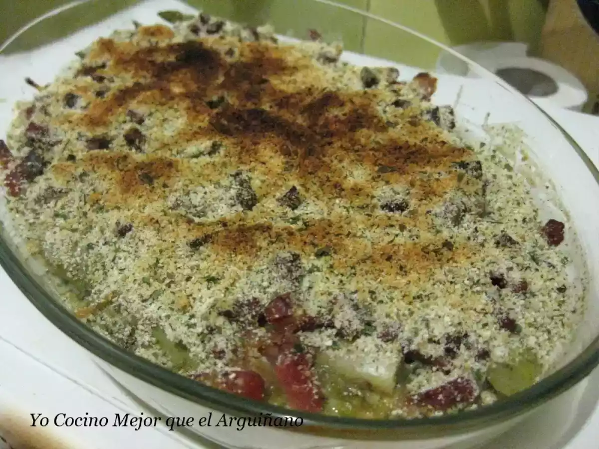 Espárragos a la Carbonara