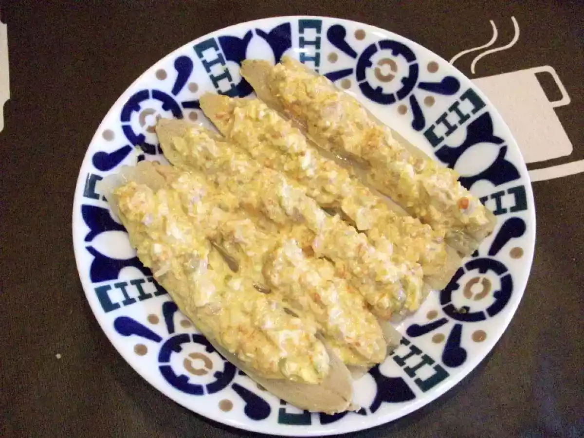 Esparragos rellenos