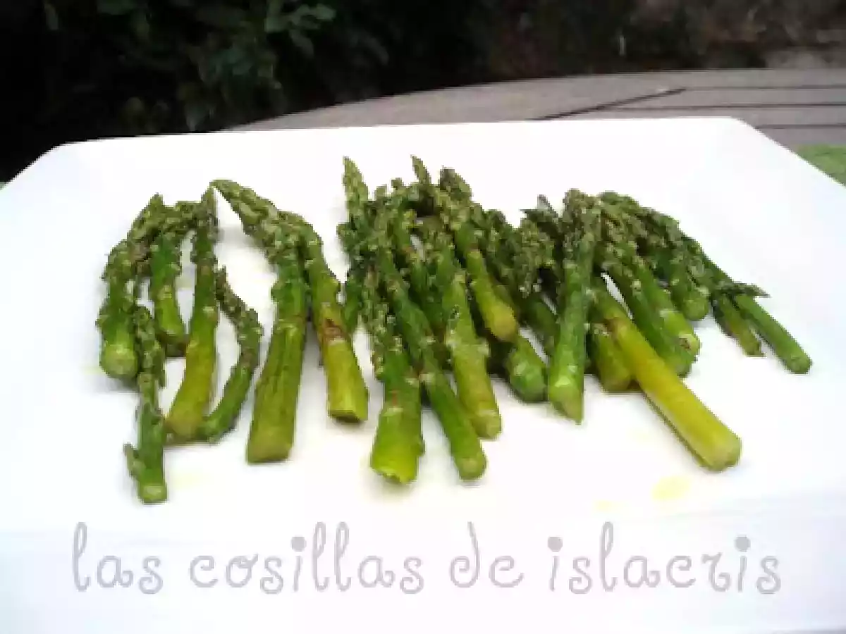 Esparragos trigueros a la plancha FUSSIONCOOK