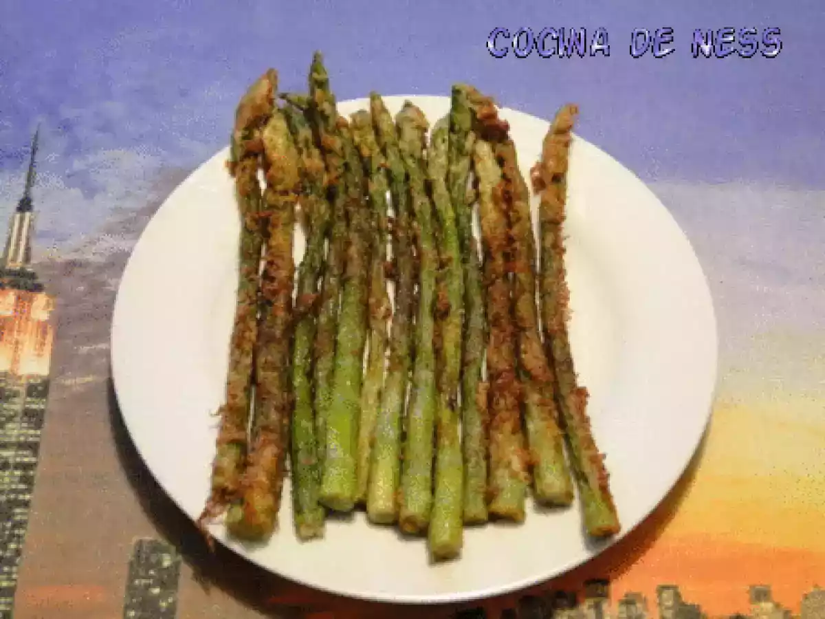 Espárragos trigueros rebozados