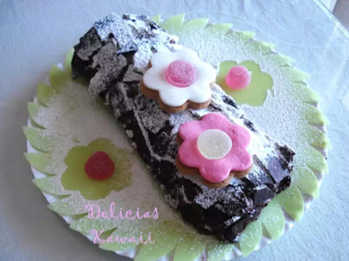 Especial Día del Padre: Bizcocho enrollado de chocolate - foto 2